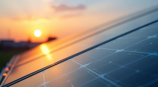 installation de panneaux solaires